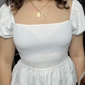 Cottagecore peasant top blouse with lace